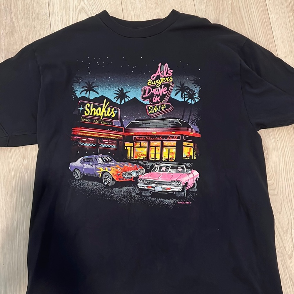 brandy melville rita al’s burger t shirt